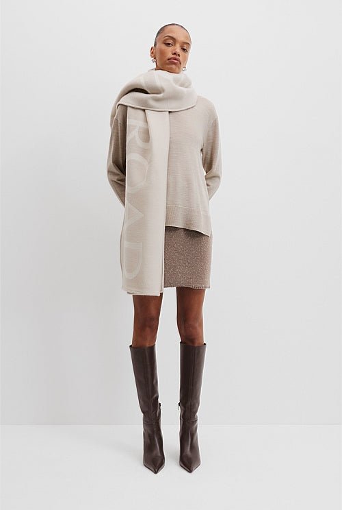 Branded Logo Scarf - Frappe - Chillis & More NZ