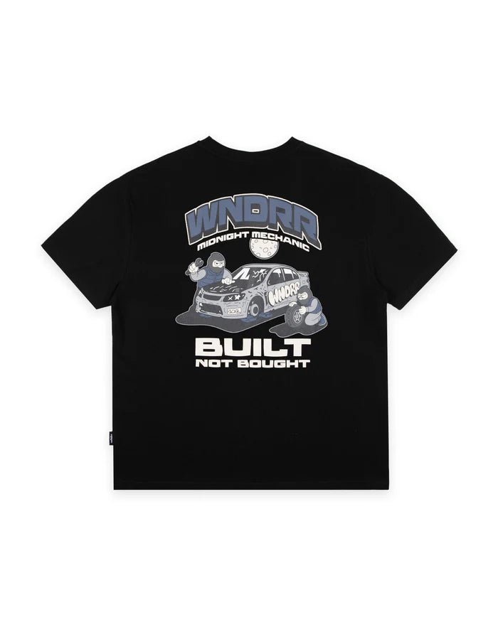 Built Box Fit Tee - Black - Chillis & More NZ
