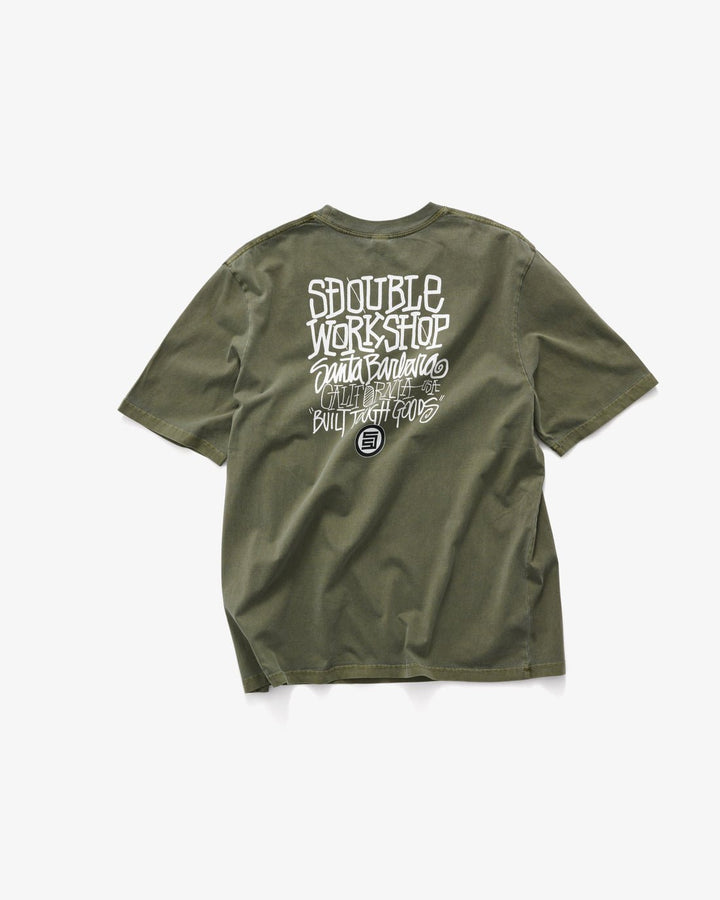 Built Tough T-Shirt - Overdye Blackforest - Chillis & More NZ