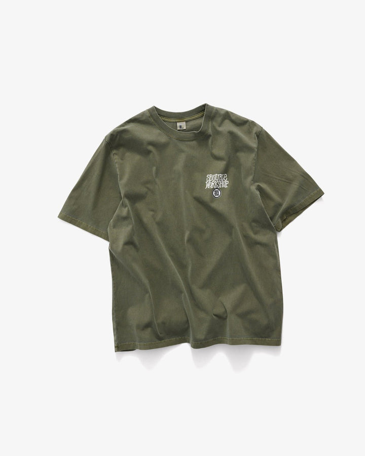 Built Tough T-Shirt - Overdye Blackforest - Chillis & More NZ