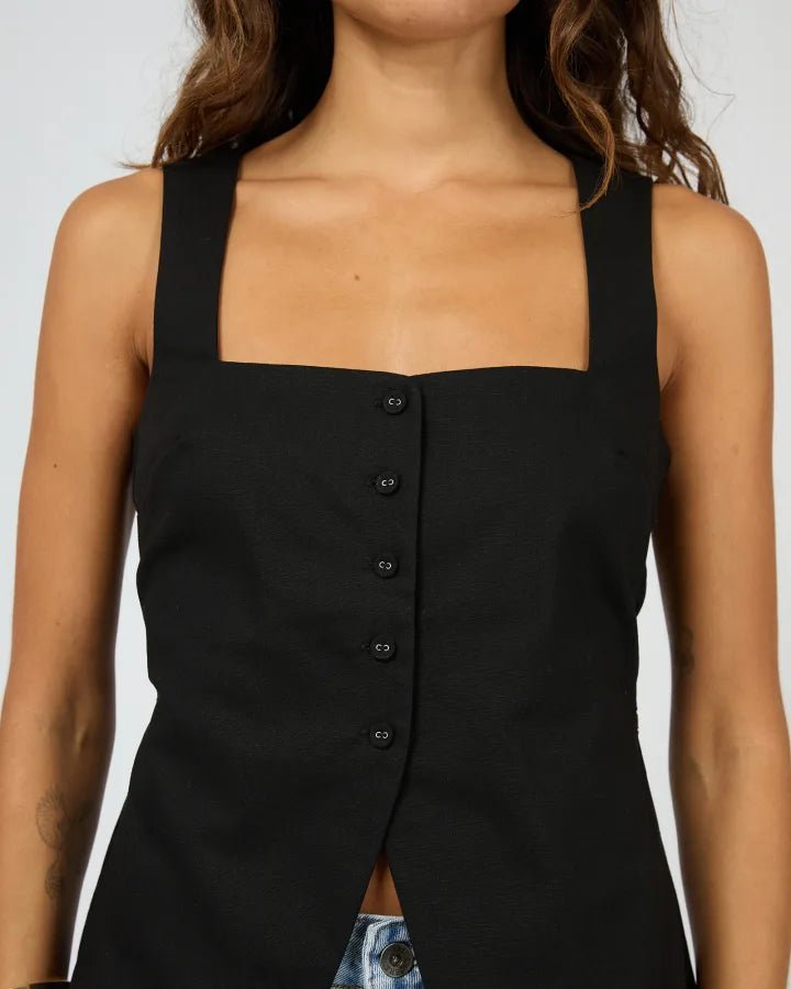 Camilla Top - Black - Chillis & More NZ