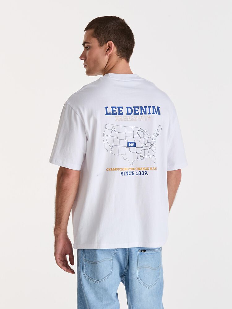 Champions Baggy Tee - White - Chillis & More NZ