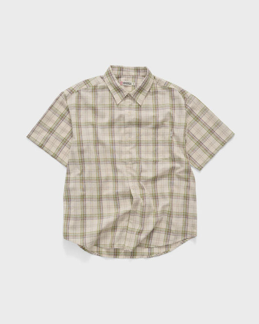 Channel SS Shirt - White/Green - Chillis & More NZ
