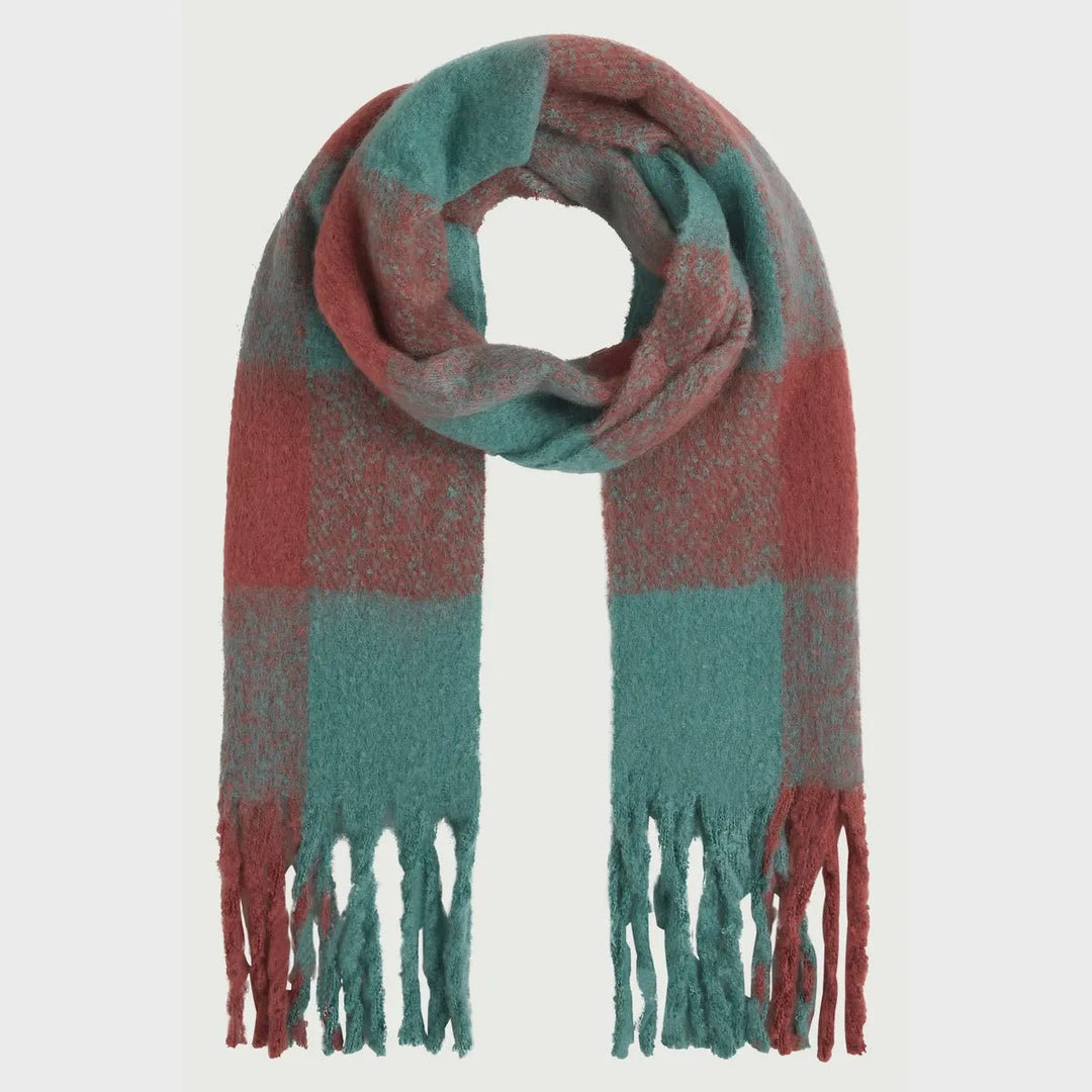 Check Scarf 2 - Tone - Rio Red - Chillis & More NZ