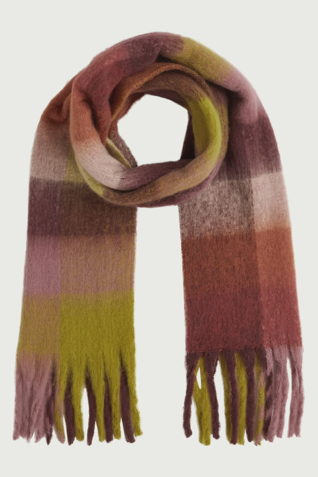 Check Scarf - Porto Red - Chillis & More NZ