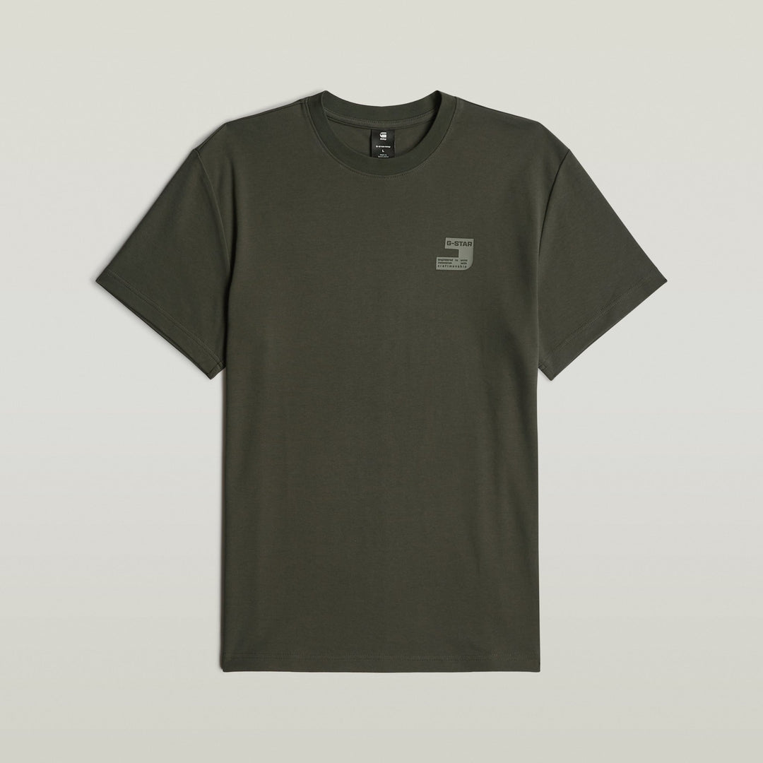 Chest Logo R Tee - Asfalt - Chillis & More NZ