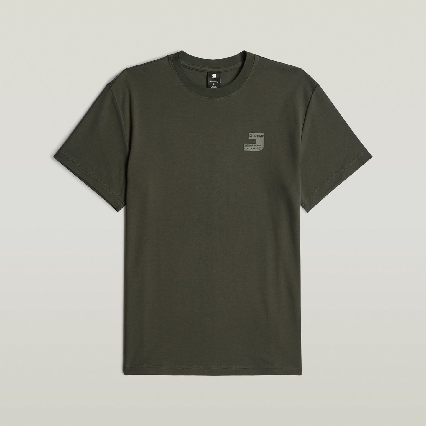 Chest Logo R Tee - Asfalt - Chillis & More NZ