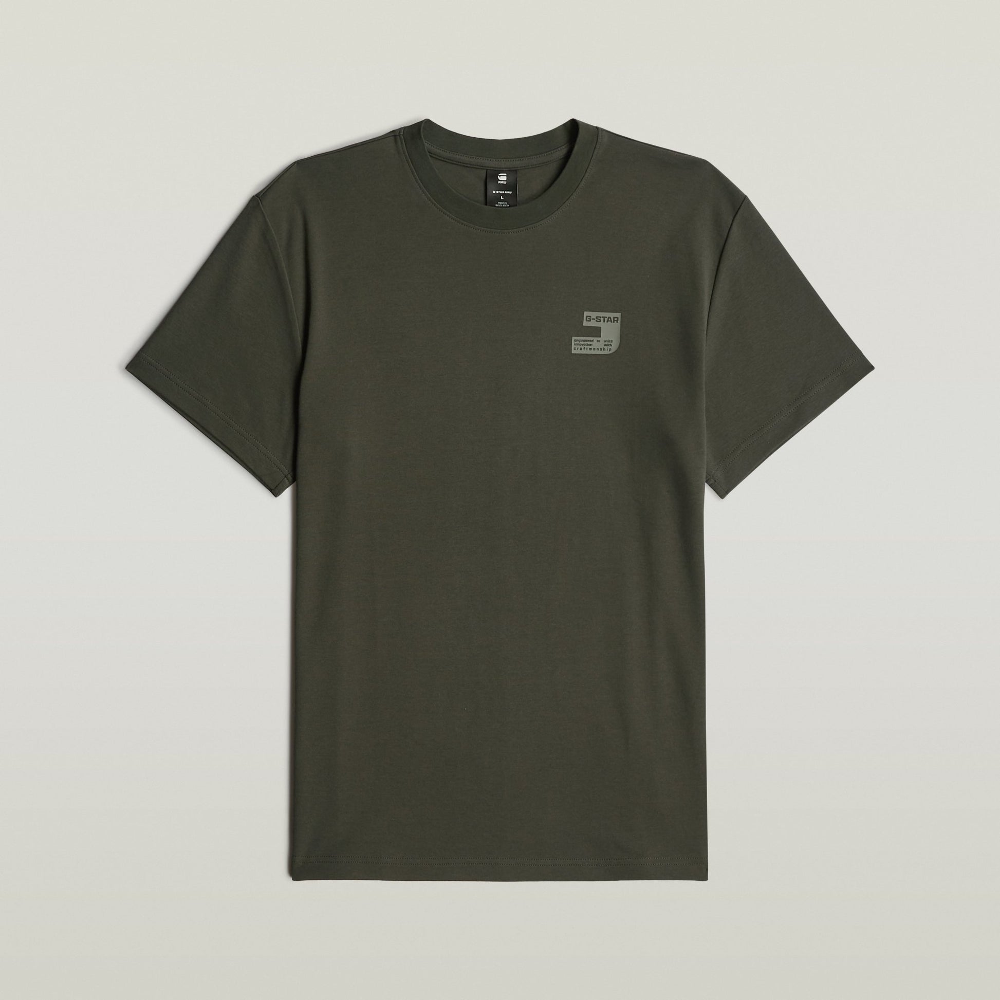 Chest Logo R Tee - Asfalt - Chillis & More NZ