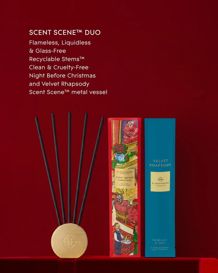 Christmas Scent Scene Duo - Night Before Christmas & Velvet Rhapsody X26 - Chillis & More NZ