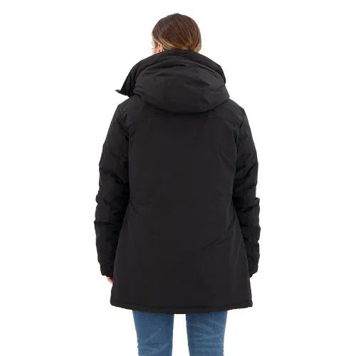 City Padded Parka Jacket - Black - Chillis & More NZ