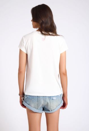Classic Bird Tee - White - Chillis & More NZ