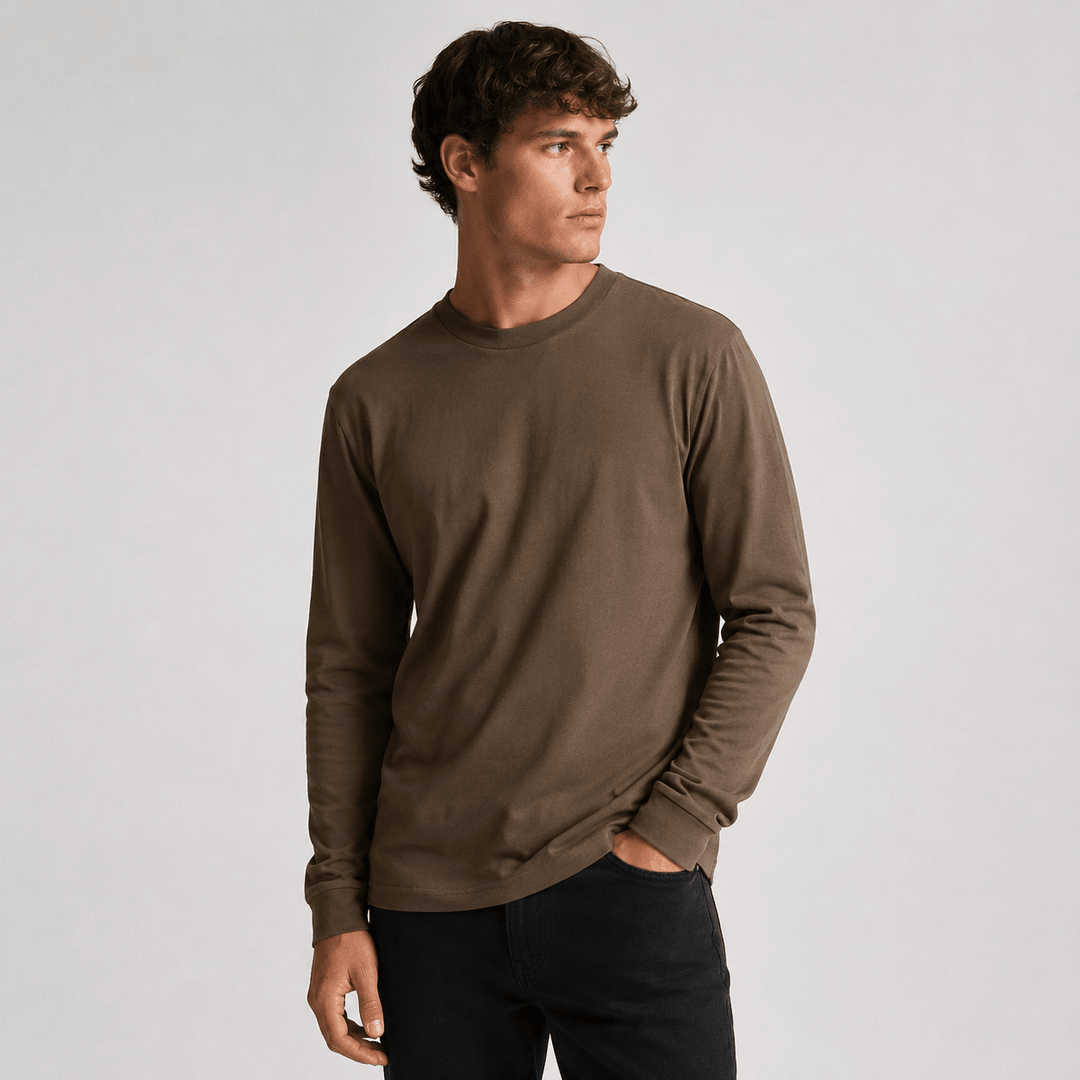 Classic Long Sleeve Tee - Walnut - Chillis & More NZ