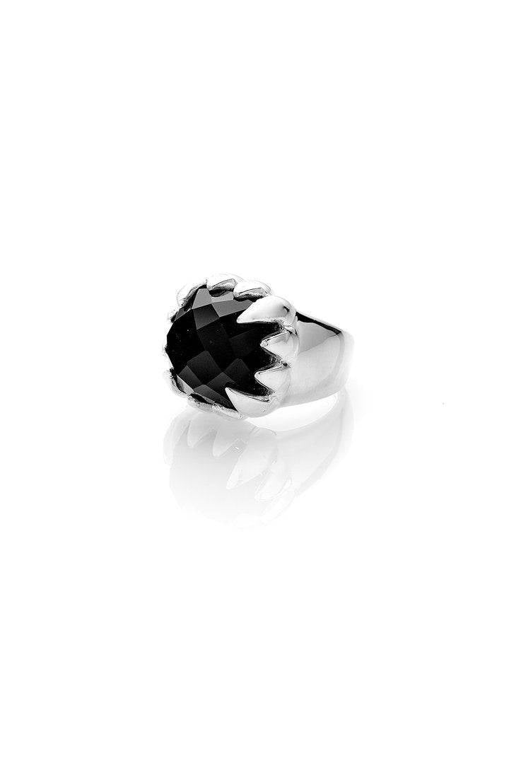 Claw Ring - Onyx - Chillis & More NZ