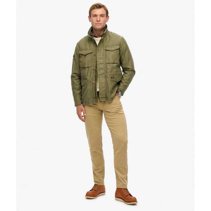 Collared M65 Jacket - Burnt Olive - Chillis & More NZ