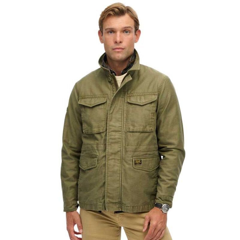 Collared M65 Jacket - Burnt Olive - Chillis & More NZ