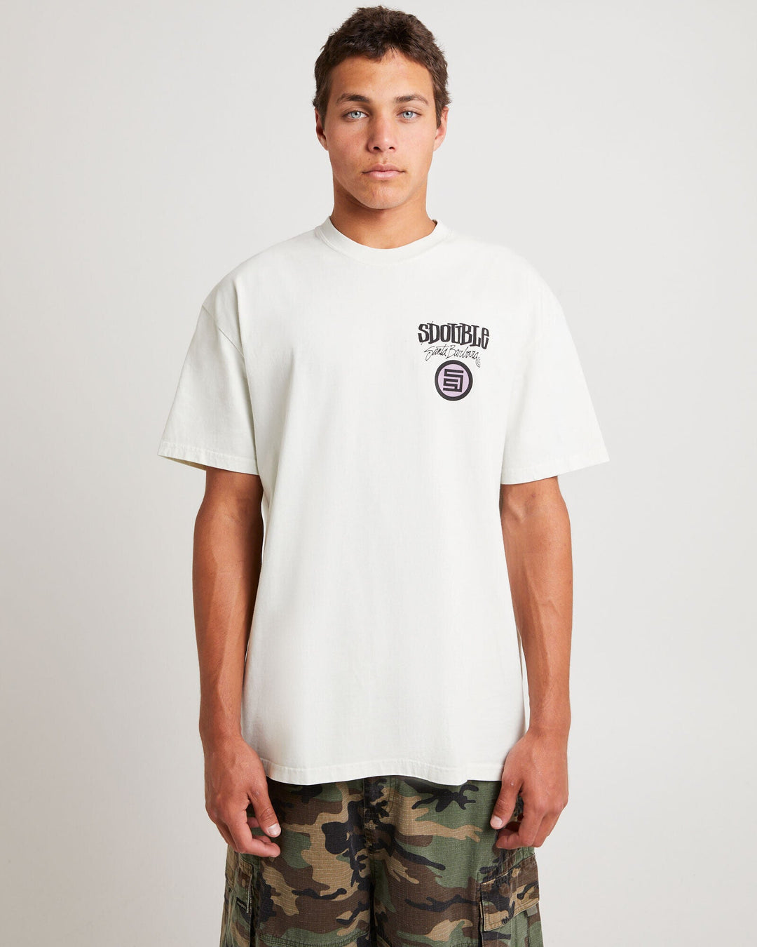 Combo Platter Tee - Washed White - Chillis & More NZ