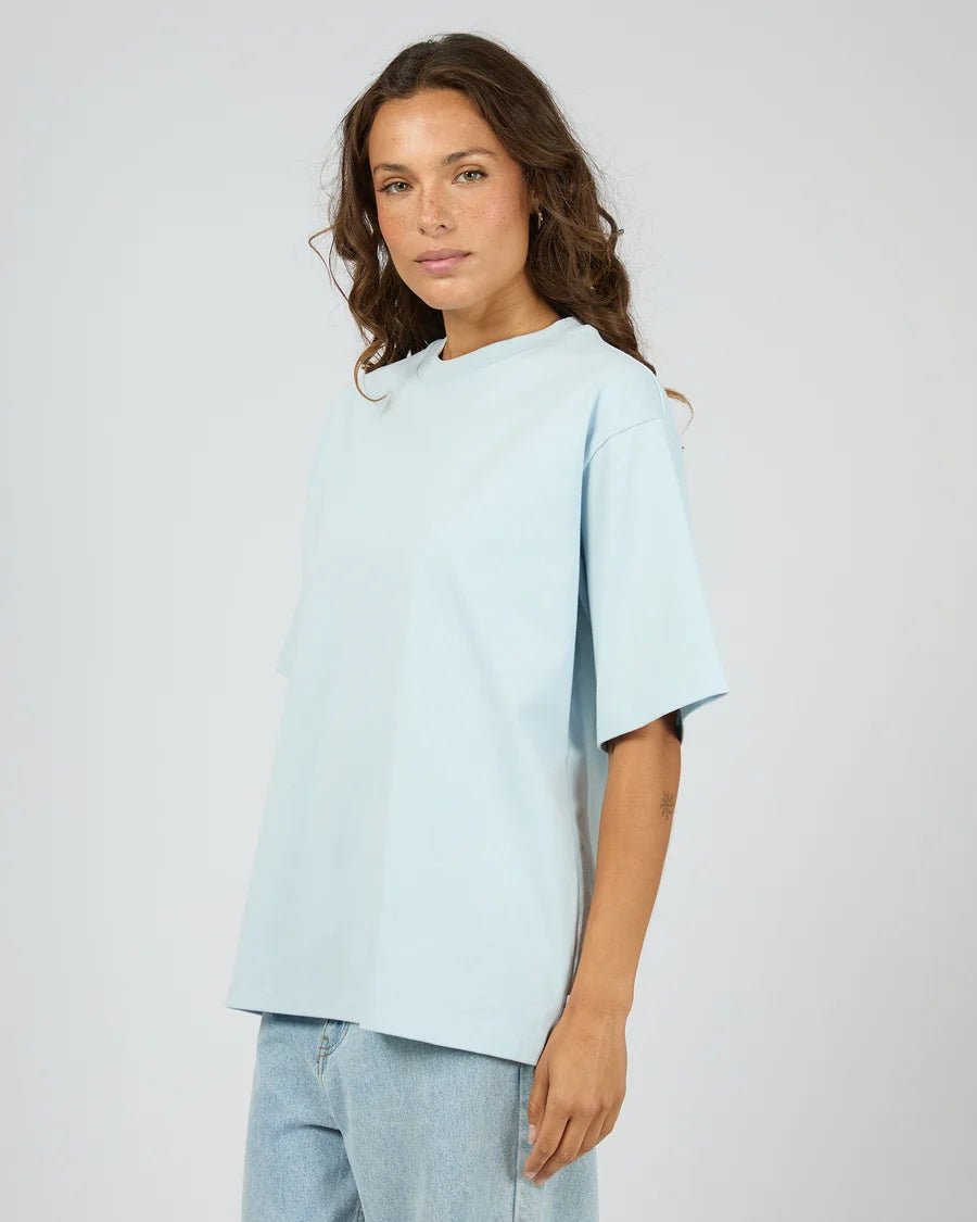 Core Oversized Tee - Light Blue - Chillis & More NZ