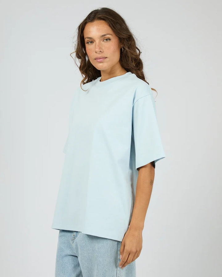 Core Oversized Tee - Light Blue - Chillis & More NZ