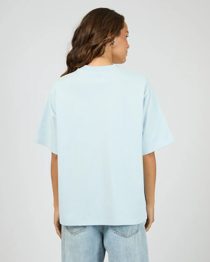 Core Oversized Tee - Light Blue - Chillis & More NZ
