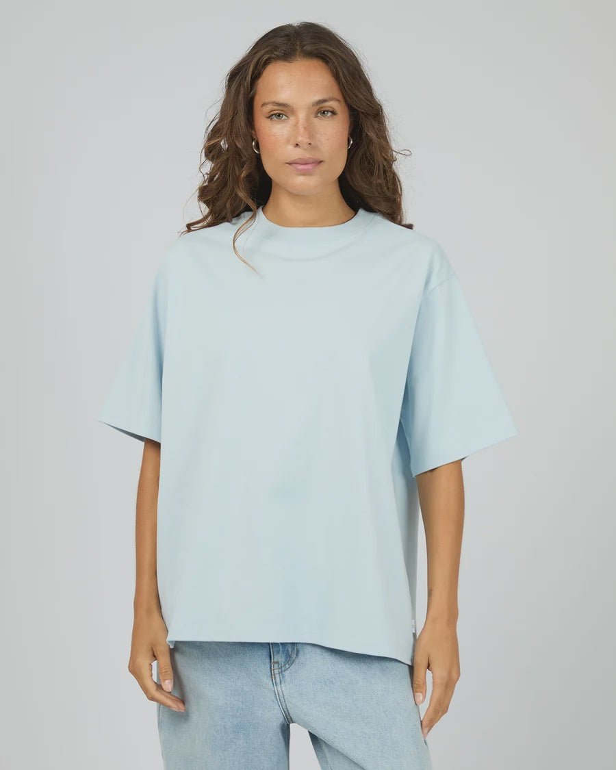 Core Oversized Tee - Light Blue - Chillis & More NZ
