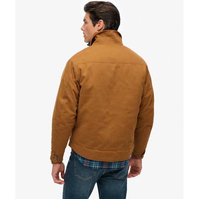 Cotton Canvas Ranch Jacket - Denim Co Tobacco Brown - Chillis & More NZ