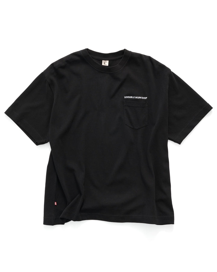 Country Text Heavy WT T-Shirt - Overdye Black - Chillis & More NZ