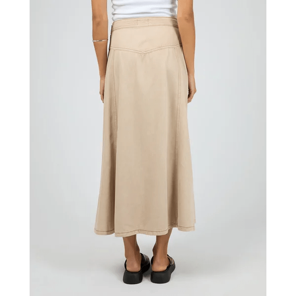 Cove Maxi Skirt - Beige - Chillis & More NZ