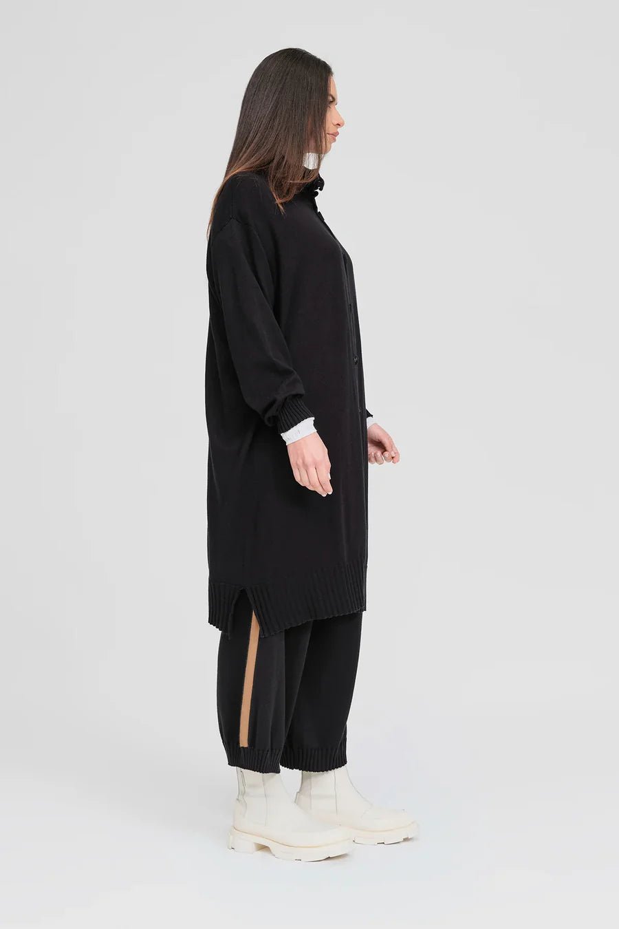 Cropt Contentment Pant - Black/Toffee - Chillis & More NZ