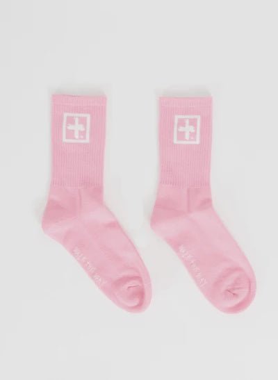 Cube Socks 2 Pack - Ballet/White - Chillis & More NZ