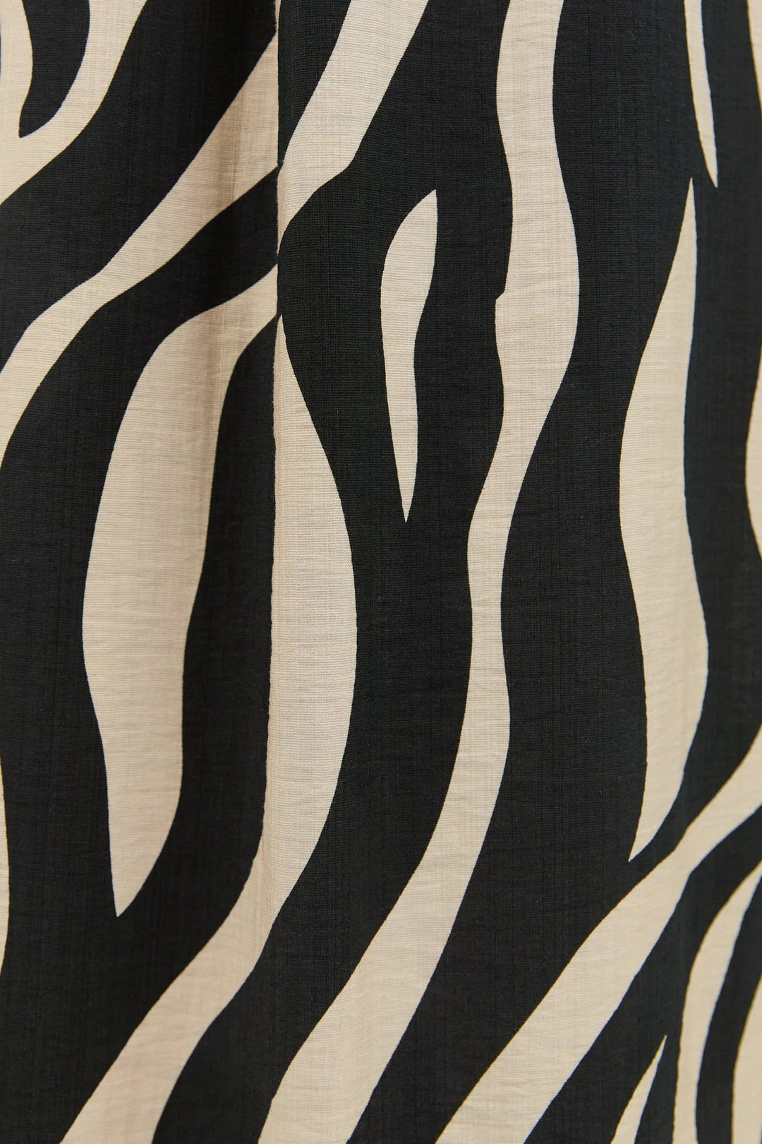 Cyprus Black and Cream Safari LS Shirt Midi Dress - Chillis & More NZ
