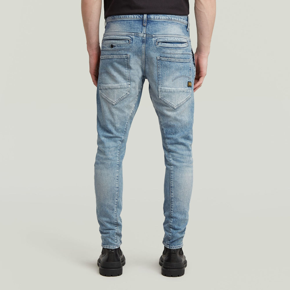 D - Staq 3D Slim Jean - Vintage Antalya Blue Destroyed - Chillis & More NZ