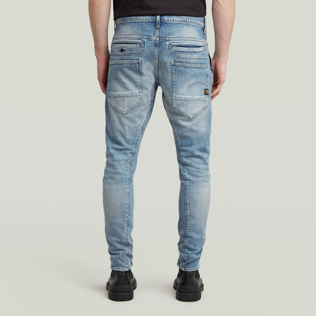 D - Staq 3D Slim Jean - Vintage Antalya Blue Destroyed - Chillis & More NZ