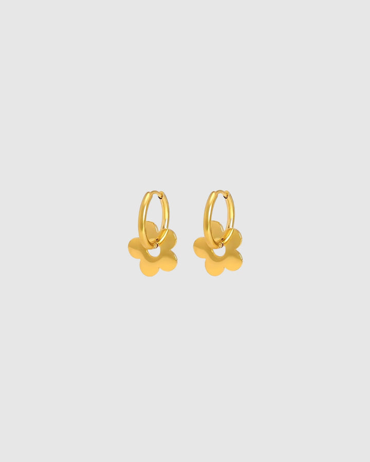 Daisy Earrings - Gold - Chillis & More NZ
