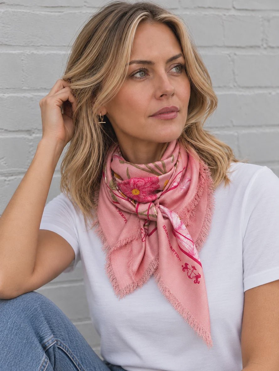 Dark Hampton The Caroline Petite Wool Silk Scarf - Chillis & More NZ