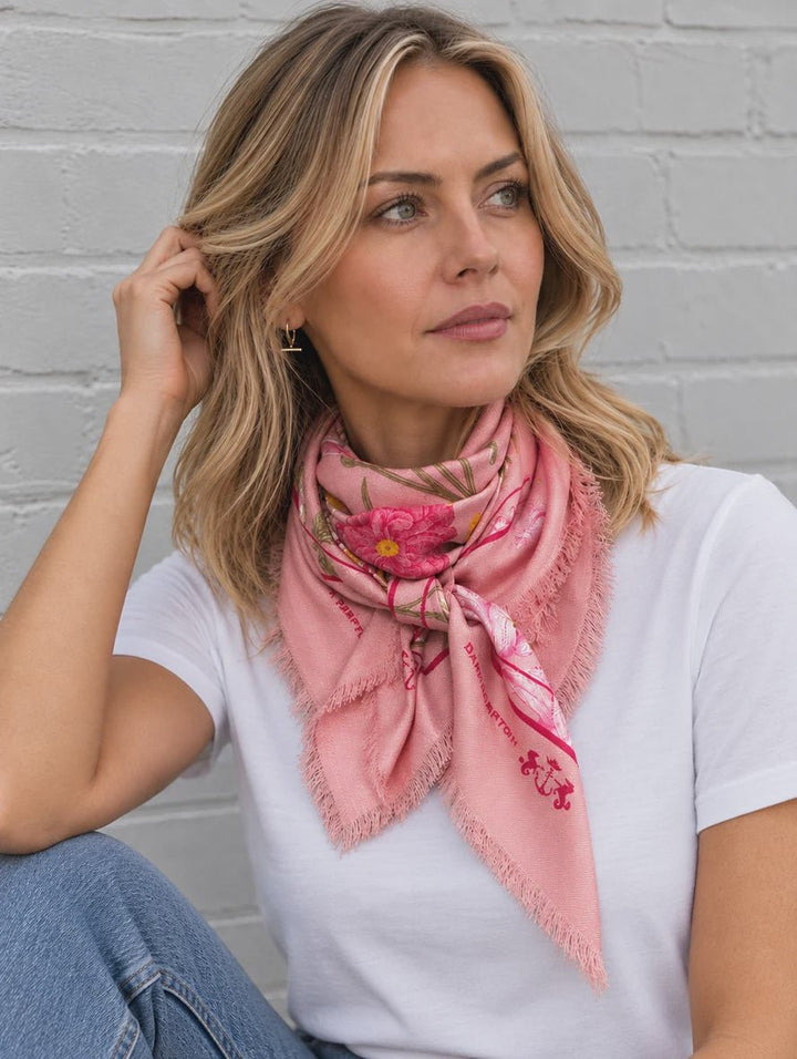 Dark Hampton The Caroline Petite Wool Silk Scarf - Chillis & More NZ