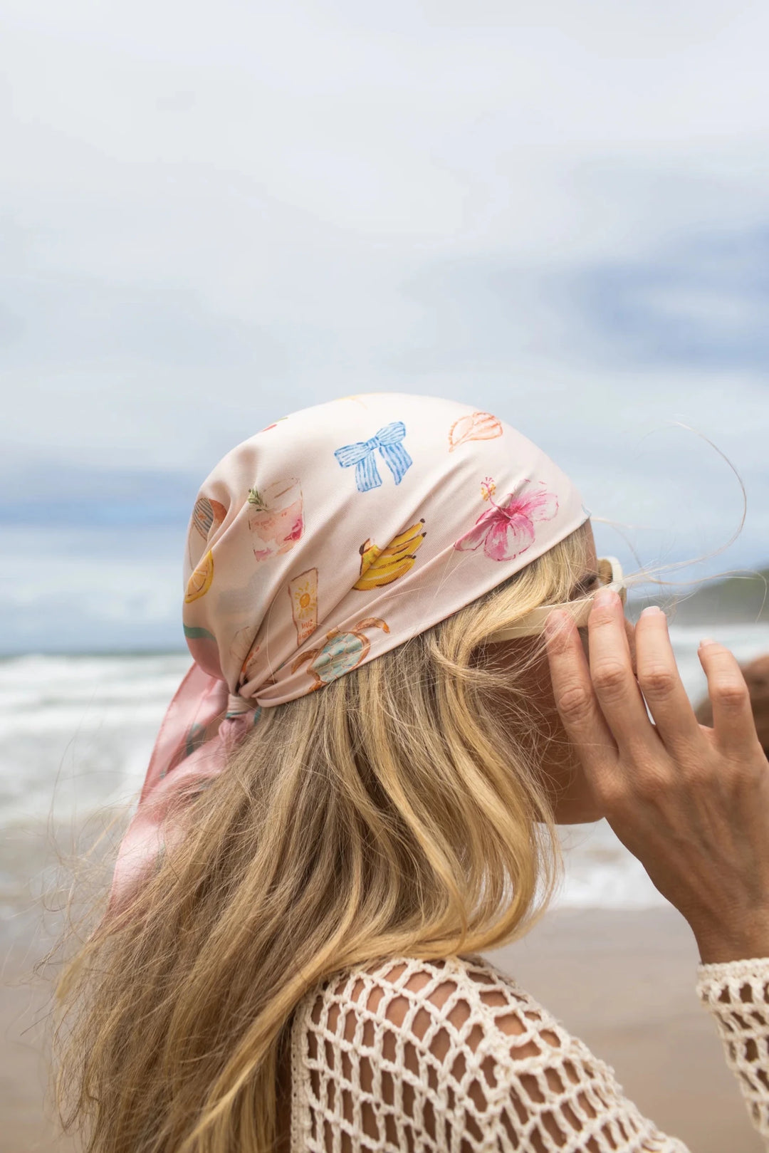 Dark Hampton - The DH x Cass Deller Little Cove Silk Petite Scarf - Chillis & More NZ