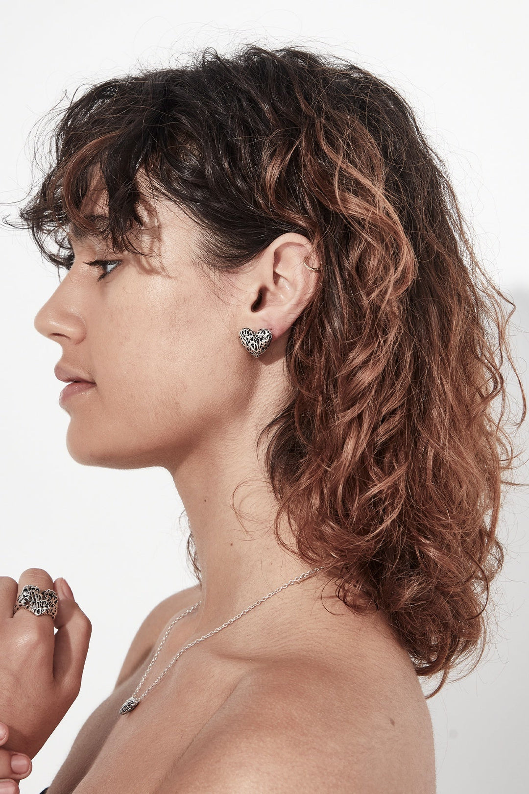 Death Metal Hearts Earrings - Chillis & More NZ