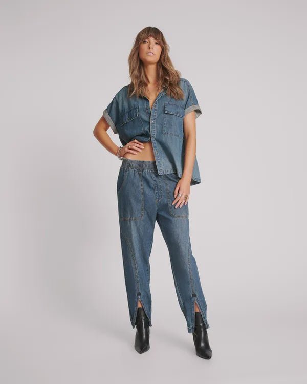 Denim Flight Pants - Used Blue - Chillis & More NZ