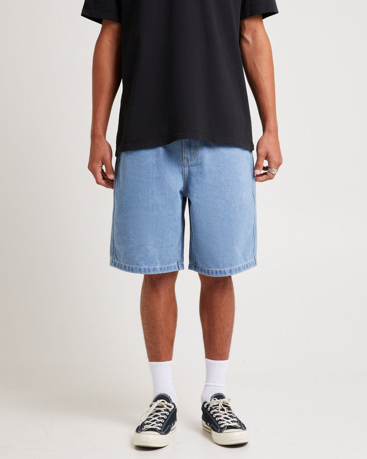 Denim Standard Short - Mid Blue - Chillis & More NZ