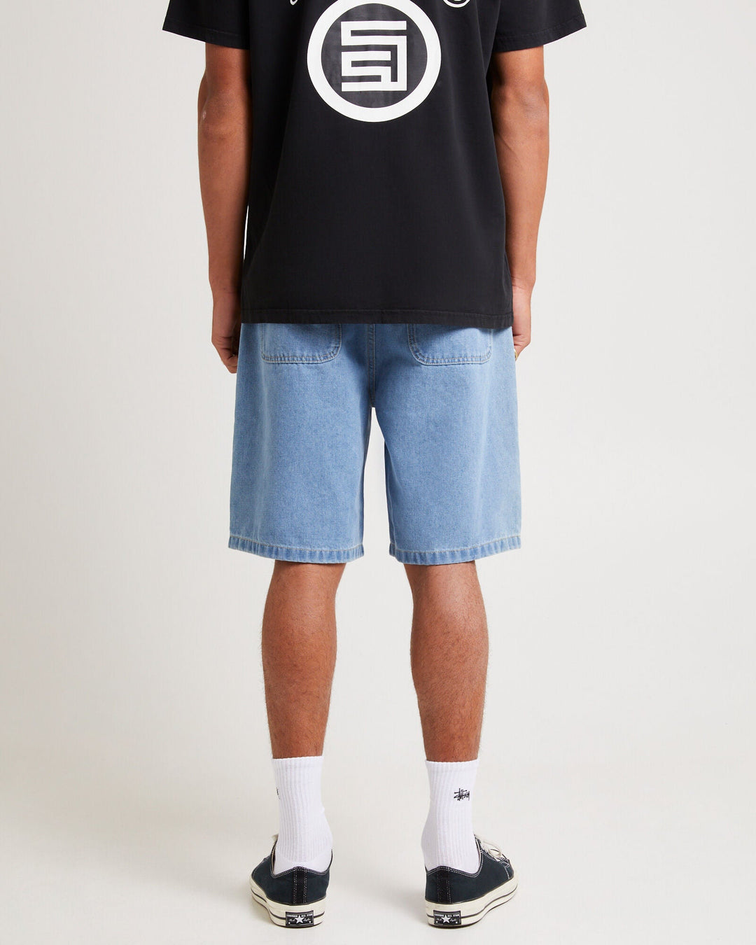 Denim Standard Short - Mid Blue - Chillis & More NZ