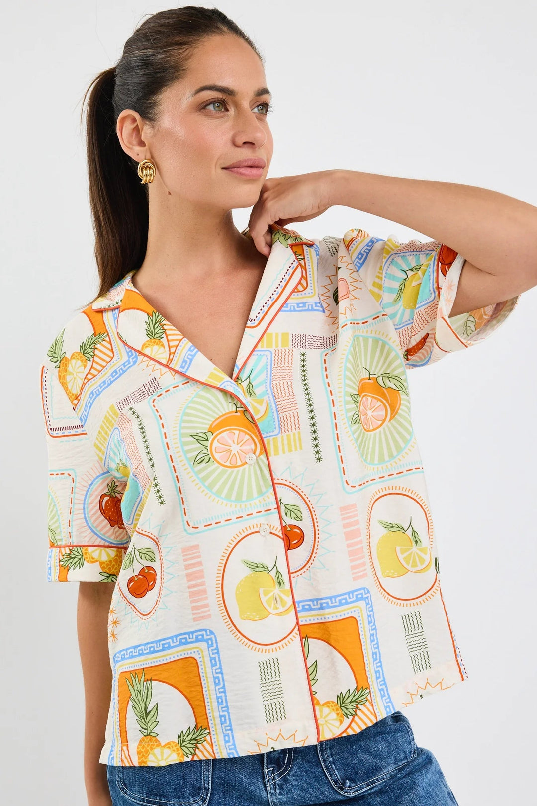 Destination SS Shirt - Tropical Postcard - Chillis & More NZ