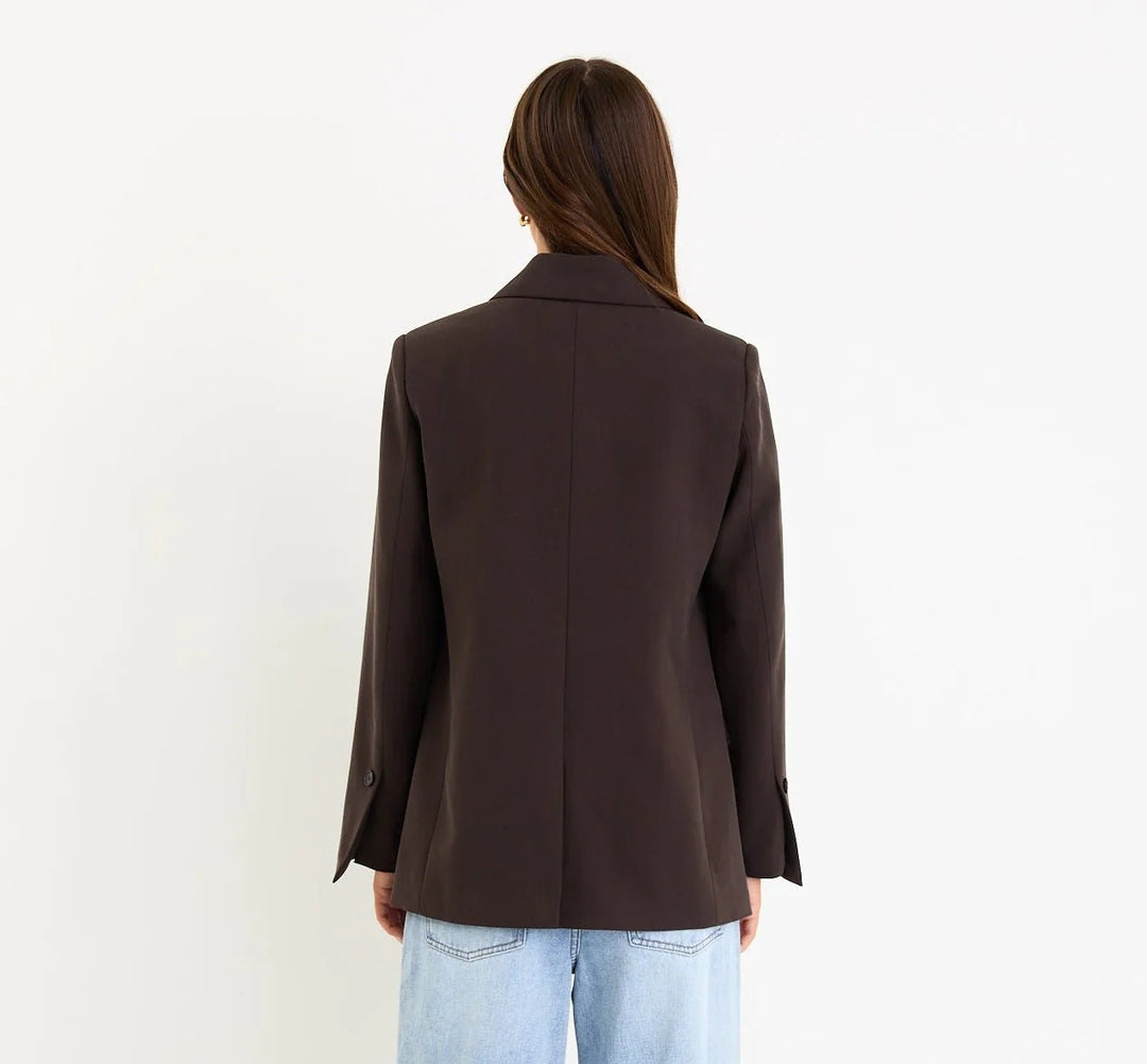 Diploma Dark Chocolate Blazer - Chillis & More NZ