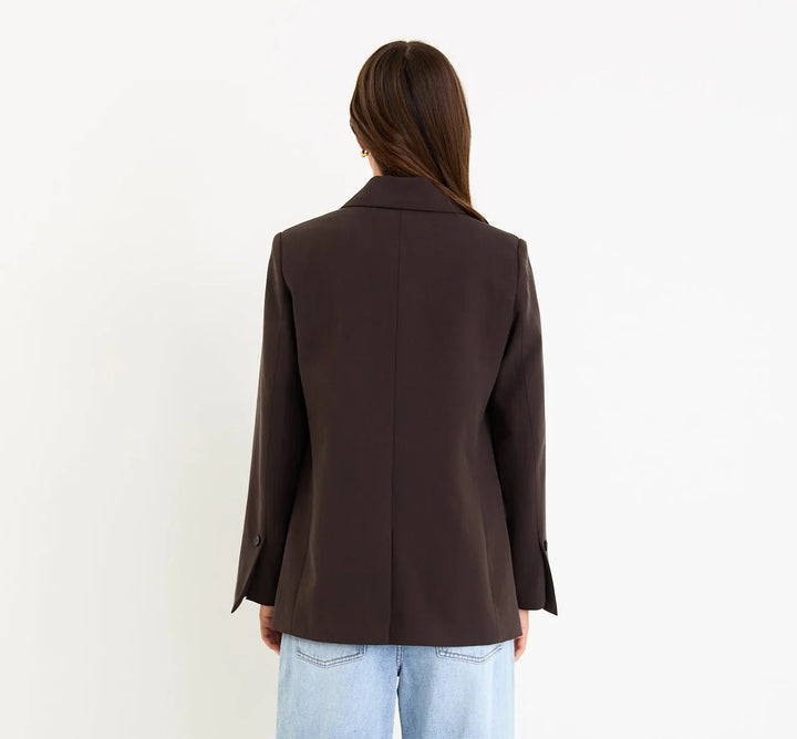Diploma Dark Chocolate Blazer - Chillis & More NZ
