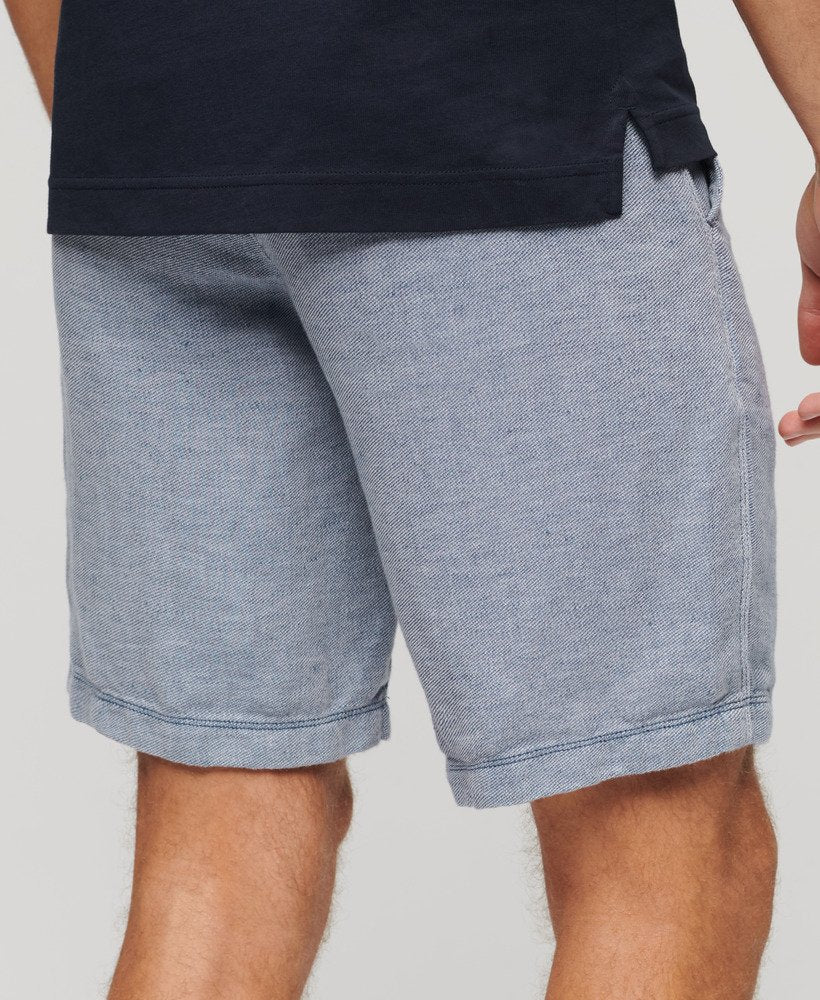 Drawstring Linen Short - Navy - Chillis & More NZ