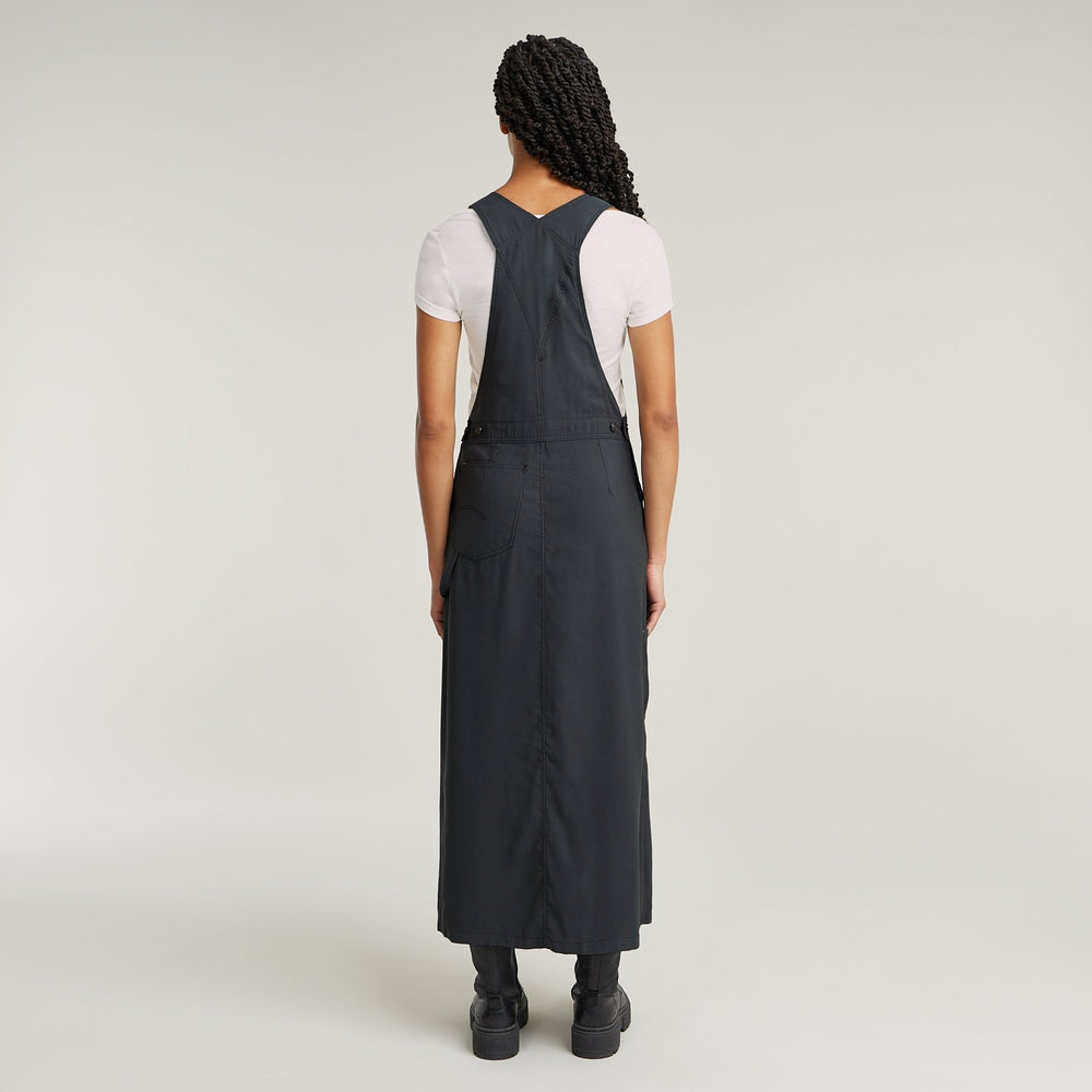 Dungaree Dress - Petrol - Chillis & More NZ