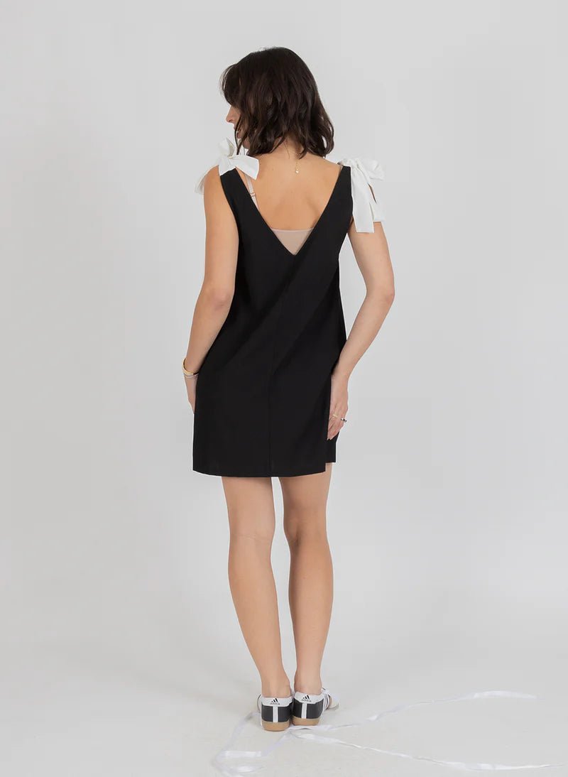 Duo Dress - Black/White - Chillis & More NZ