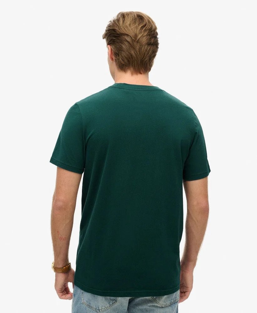 Duo Vintage Logo T Shirt - Dark Pine Green - Chillis & More NZ