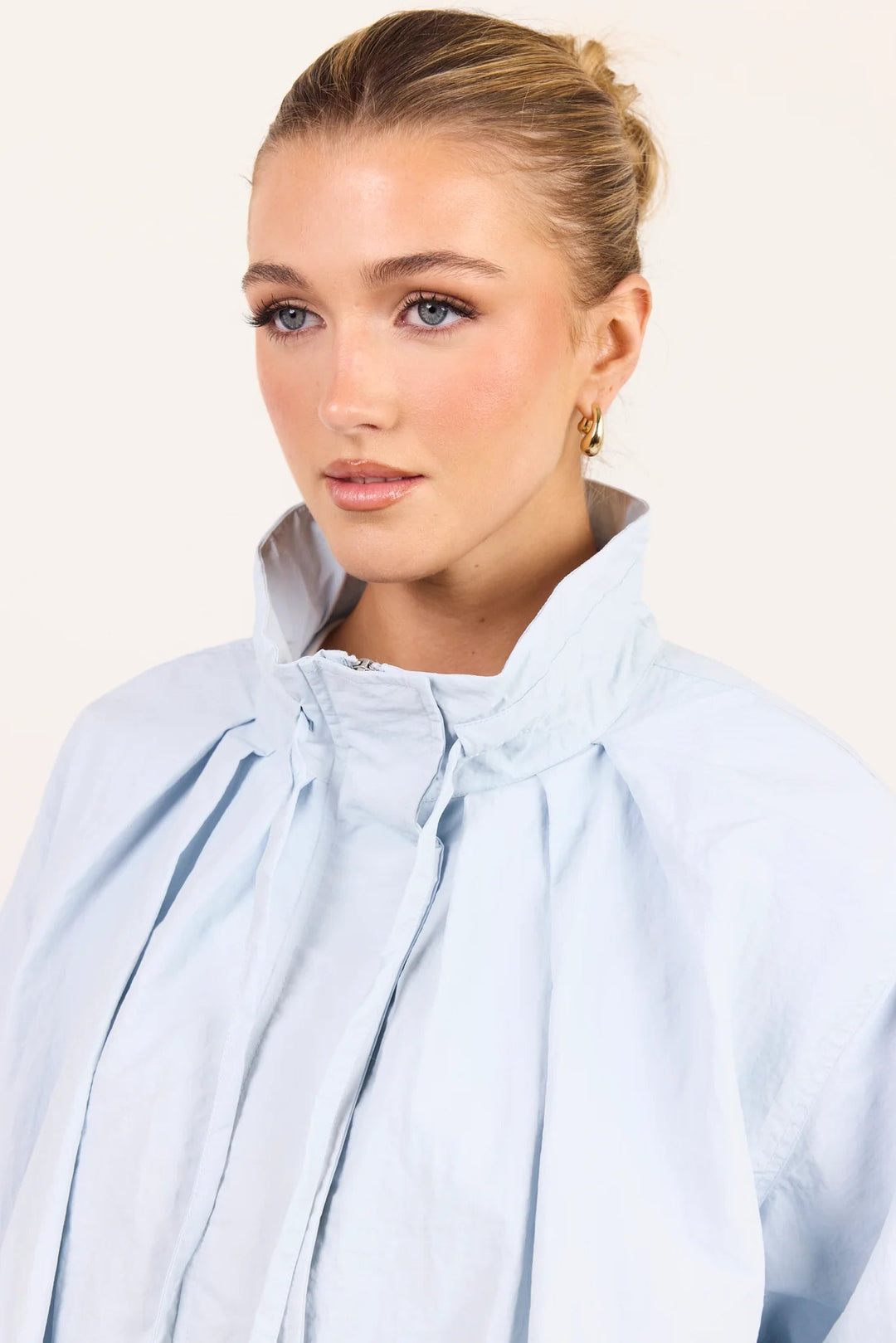 Element Ice Blue Funnel Neck Bomber Jacket - Chillis & More NZ