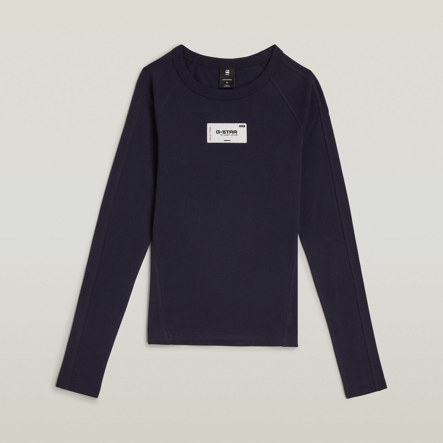 Embro Patch Slim R T L/S - Osaka Blue - Chillis & More NZ