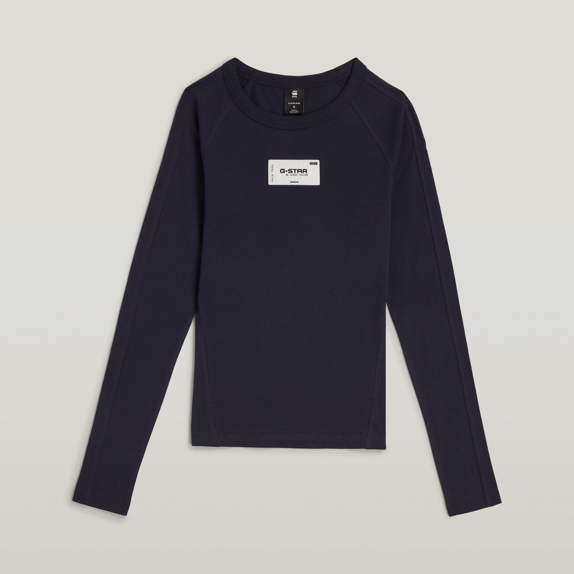 Embro Patch Slim R T L/S - Osaka Blue - Chillis & More NZ